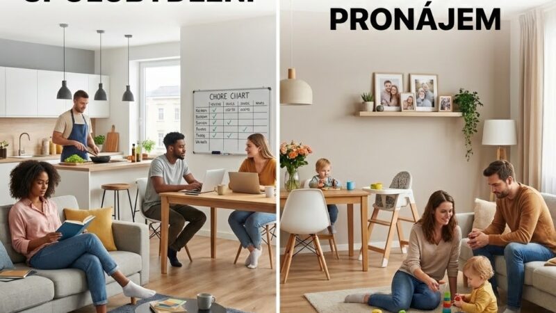 Jak funguje spolubydlení v pronájmu a jak se liší od klasického rodinného pronájmu