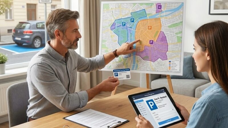 Jak popsat a řídit používání parkovacích zón u dlouhodobého pronájmu bytu