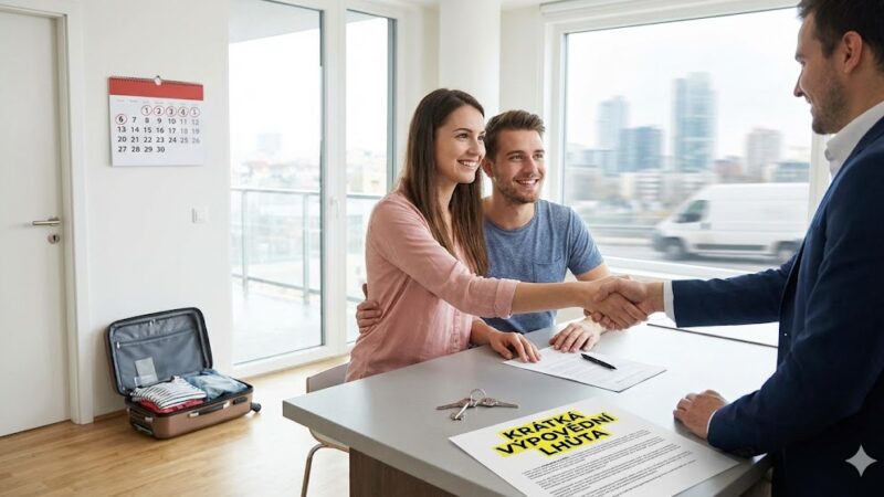 Pronájem bytu s krátkou výpovědní lhůtou